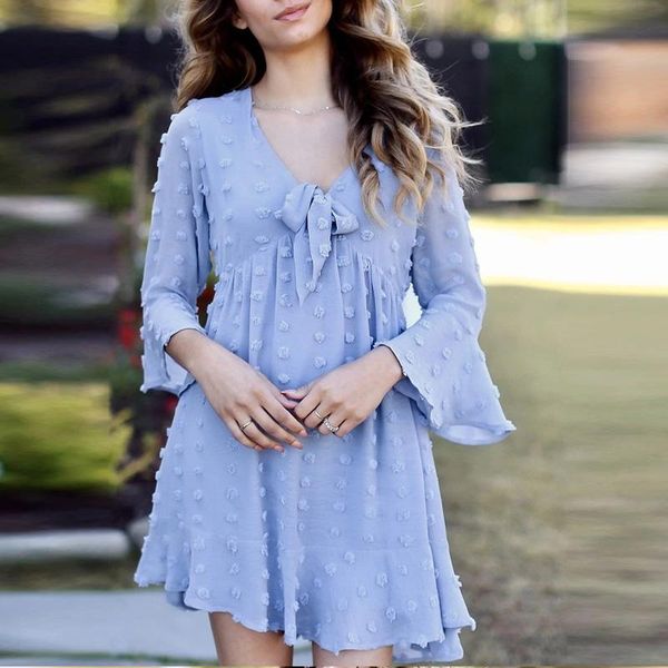 summer chiffon women's mini dress loose flare sleeve v-neck female a-line dresses sweet casual korean girl lady vestido, Black;gray
summer chiffon women's mini dress loose flare sleeve v-neck female a-line dresses sweet casual korean girl lady vestido, Black;gray