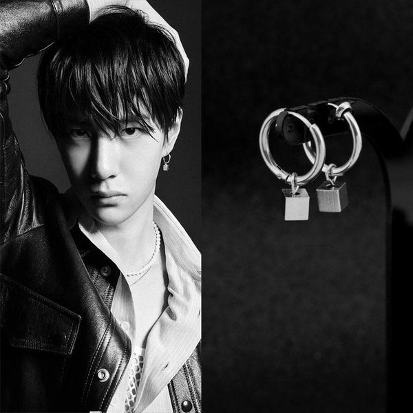 dangle & chandelier kpop stainless steel earrings punk stud earring cube box pendant ear clip for women men star same style jewelry gift, Silver
dangle & chandelier kpop stainless steel earrings punk stud earring cube box pendant ear clip for women men star same style jewelry gift, Silver
