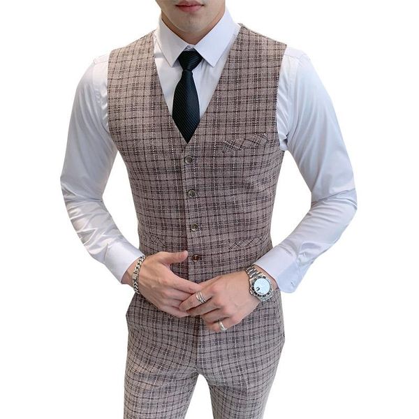 men's vests plus size vest suit lattice two-piece korean hairdresser groom groomsman wedding dress s-5xl, Black;white
men's vests plus size vest suit lattice two-piece korean hairdresser groom groomsman wedding dress s-5xl, Black;white