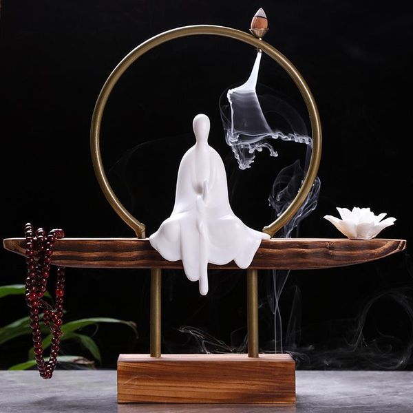 fragrance lamps smoke waterfall backflow incense burner with lotus stick holder gift 20 pc cones meditation home deskdecoration
fragrance lamps smoke waterfall backflow incense burner with lotus stick holder gift 20 pc cones meditation home deskdecoration