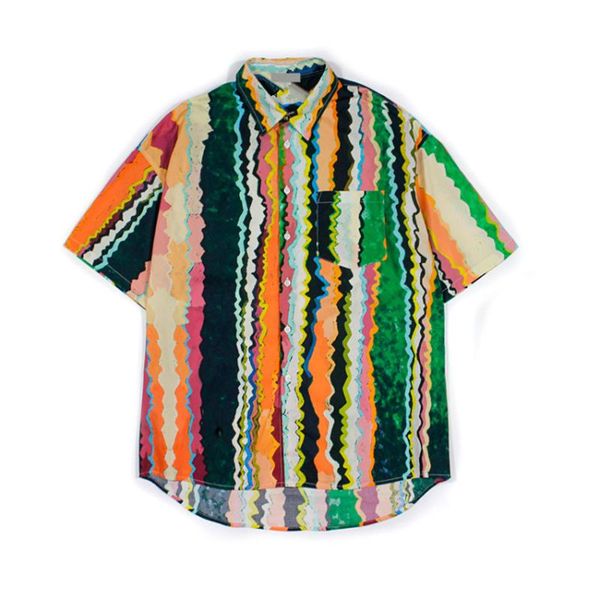 women's blouses & shirts korea vintage irregular watermelon pattern printed short-sleeved shirt summer women tide brand loose lazy comm, White
women's blouses & shirts korea vintage irregular watermelon pattern printed short-sleeved shirt summer women tide brand loose lazy comm, White