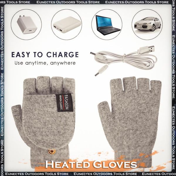 winter electric heated gloves warmer usb power supply full & half finger mitten cycling equipment, Black
winter electric heated gloves warmer usb power supply full & half finger mitten cycling equipment, Black