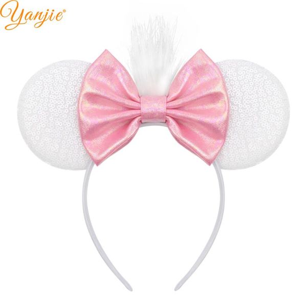 hair accessories mouse ear hairband for girls 5" bows big flip sequins ears diy kids headband boutique mujer, Slivery;white
hair accessories mouse ear hairband for girls 5" bows big flip sequins ears diy kids headband boutique mujer, Slivery;white