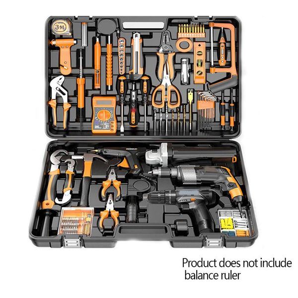 professional hand tool sets household electric drill manual hardware set electrician repair multi-function toolbox yz
professional hand tool sets household electric drill manual hardware set electrician repair multi-function toolbox yz