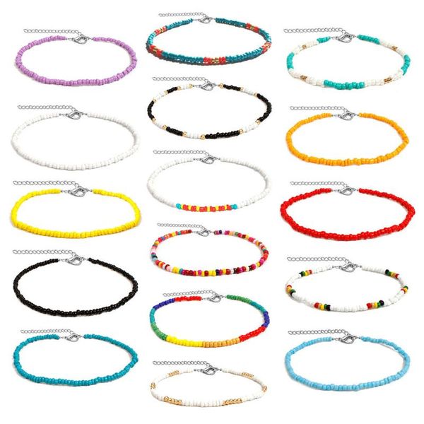chokers bead choker necklace for women bhohemian colorful seed beads statement short collar chic jewelry accessories girls bijoux, Golden;silver
chokers bead choker necklace for women bhohemian colorful seed beads statement short collar chic jewelry accessories girls bijoux, Golden;silver