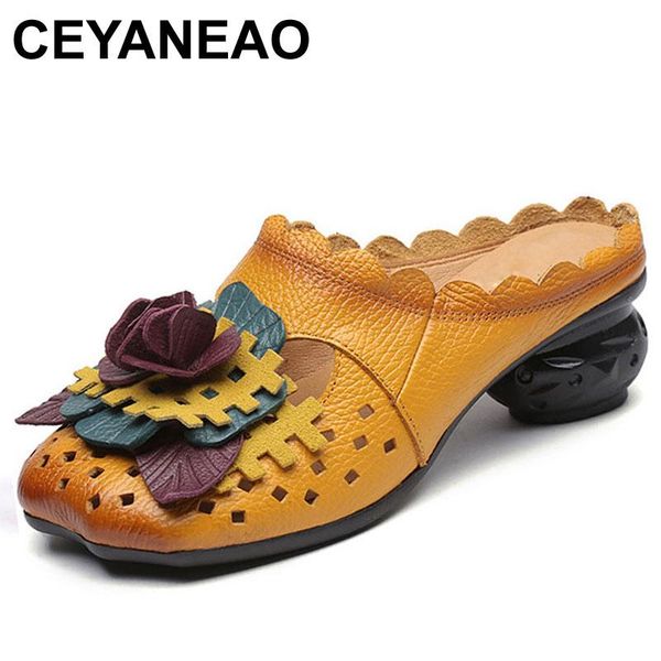 dress shoes ceyaneao summer slippers flower retro sandals women genuine leather closed toe handmade comfortable flat shoese1771, Black
dress shoes ceyaneao summer slippers flower retro sandals women genuine leather closed toe handmade comfortable flat shoese1771, Black