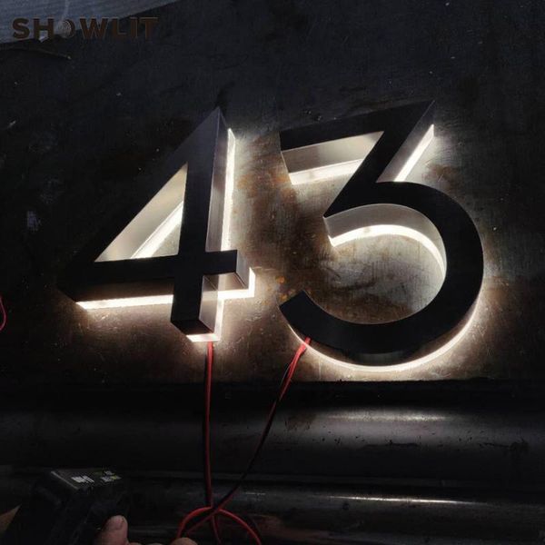 brushed stainless steel door number modern style separated lighting up house numbers custom made other hardware
brushed stainless steel door number modern style separated lighting up house numbers custom made other hardware
