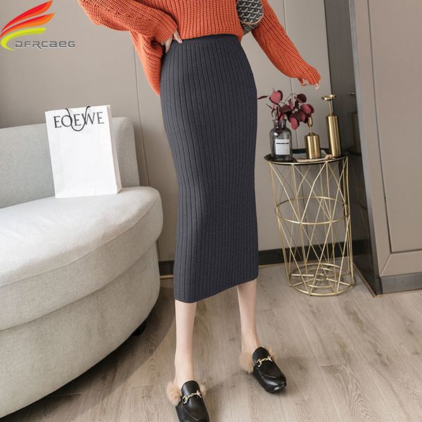 skirts autumn winter thicken knit women high elastic waist rib long waisted ladies casual faldas p3x1, Black
skirts autumn winter thicken knit women high elastic waist rib long waisted ladies casual faldas p3x1, Black