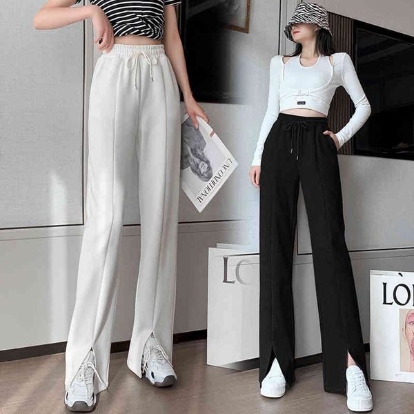 capris women's casual white frosted high waist straight pants, slim, wide leg split, style in summer 2021, Black;white
capris women's casual white frosted high waist straight pants, slim, wide leg split, style in summer 2021, Black;white