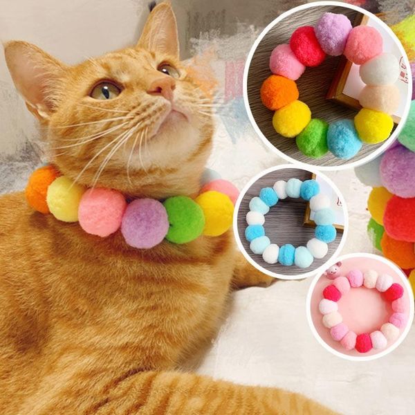 cat costumes pet dog kitty plush ball candy necklace decoration soft collar sweet scarf puppy neck grooming accessories
cat costumes pet dog kitty plush ball candy necklace decoration soft collar sweet scarf puppy neck grooming accessories