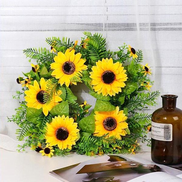decorative flowers & wreaths simulation leaf bee sunflower wreath artificial garland hanging pendants decor home diy flower bouquet wedding
decorative flowers & wreaths simulation leaf bee sunflower wreath artificial garland hanging pendants decor home diy flower bouquet wedding