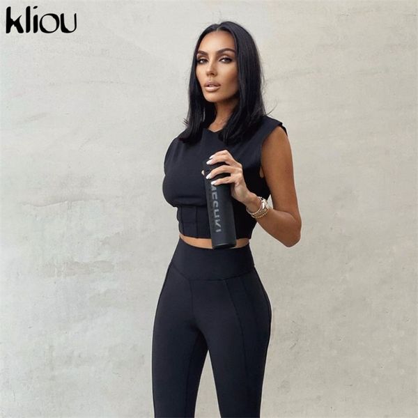 kliou solid sporty workout sleeveless and pants matching sets women clothing casual fitness skinny slim 2 piece outfit 210709, White
kliou solid sporty workout sleeveless and pants matching sets women clothing casual fitness skinny slim 2 piece outfit 210709, White