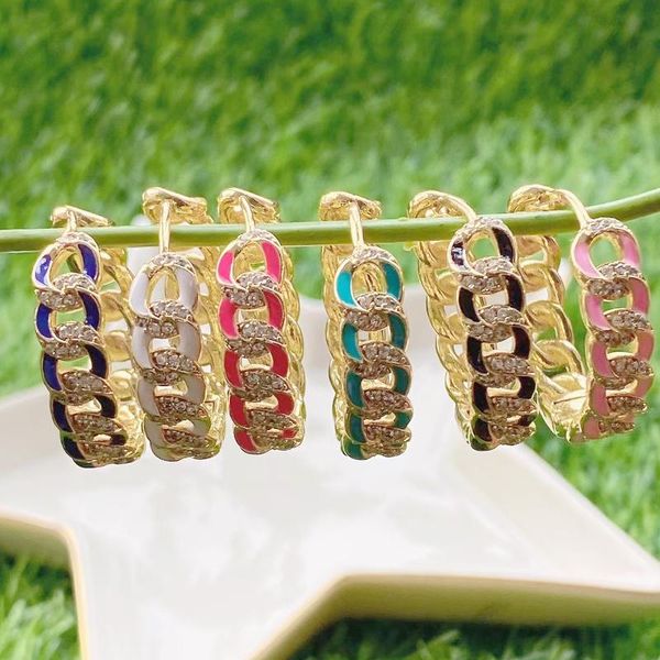 dangle & chandelier 5 pairs zircon hoop earrings enamel colorfule women drop gift for jewelry 51700, Silver
dangle & chandelier 5 pairs zircon hoop earrings enamel colorfule women drop gift for jewelry 51700, Silver
