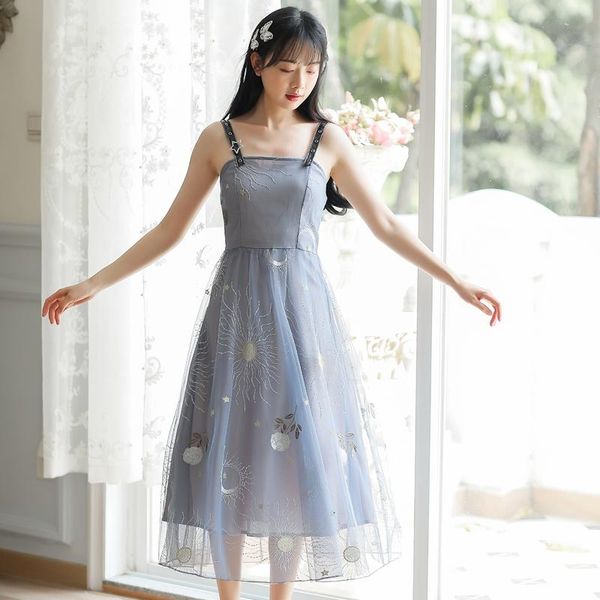 casual dresses women french gentle mesh embroidered fairy dress for summer 2021 chic pu strap sleeveless retro, Black;gray
casual dresses women french gentle mesh embroidered fairy dress for summer 2021 chic pu strap sleeveless retro, Black;gray