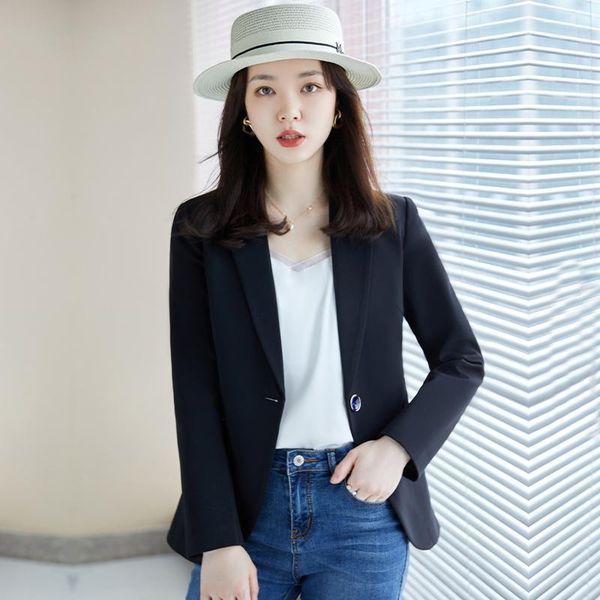 women's jackets small suit jacket short tight waist slim korean summer thin spring and autumn slimming black casual, Black;brown
women's jackets small suit jacket short tight waist slim korean summer thin spring and autumn slimming black casual, Black;brown