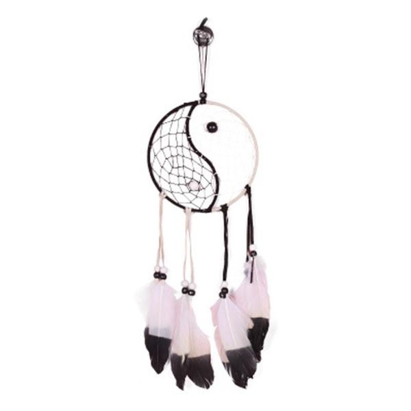 yin yang dream catcher circular net with feathers beads for wall car hanging decoration ornament craft gift decorative objects & figurines
yin yang dream catcher circular net with feathers beads for wall car hanging decoration ornament craft gift decorative objects & figurines