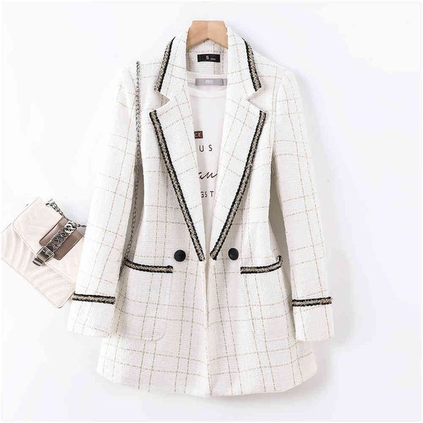 suit suit casual arrival loose black plaid blazer spring female fashion s-3xl jacket with real pockets, White;black
suit suit casual arrival loose black plaid blazer spring female fashion s-3xl jacket with real pockets, White;black