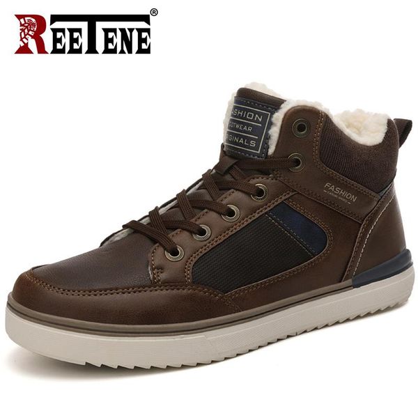 boots reetene fashion men winter snow waterproof leather sneakers outdoor warm male casual ankle, Black
boots reetene fashion men winter snow waterproof leather sneakers outdoor warm male casual ankle, Black