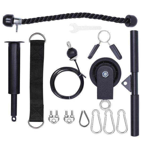 accessories 1 set pulley cable machine system fitness muscle strength training tools
accessories 1 set pulley cable machine system fitness muscle strength training tools