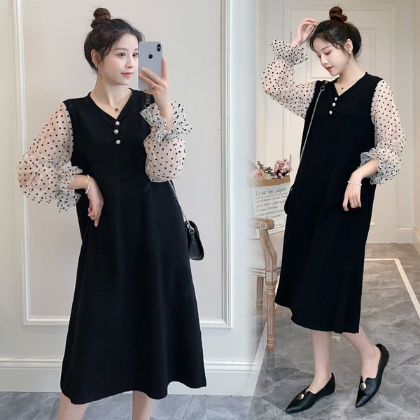 dresses 6659# spring korean fashion maternity dress chic ins patchwork clothes for pregnant women elegant pregnancy clothing, Black;gray
dresses 6659# spring korean fashion maternity dress chic ins patchwork clothes for pregnant women elegant pregnancy clothing, Black;gray