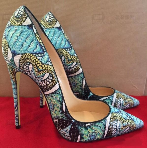 dress shoes luxury women red high wedding shoes bride 12cm thin heels pointed toe pumps snake pattern big size, Black
dress shoes luxury women red high wedding shoes bride 12cm thin heels pointed toe pumps snake pattern big size, Black