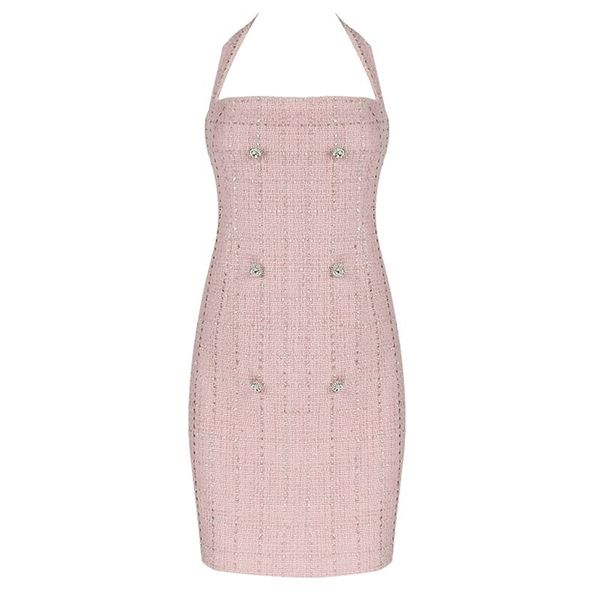 women dress pink fashion elegant halter neck arrival mini summer bodycon ladies clothes 210515, Black;gray
women dress pink fashion elegant halter neck arrival mini summer bodycon ladies clothes 210515, Black;gray