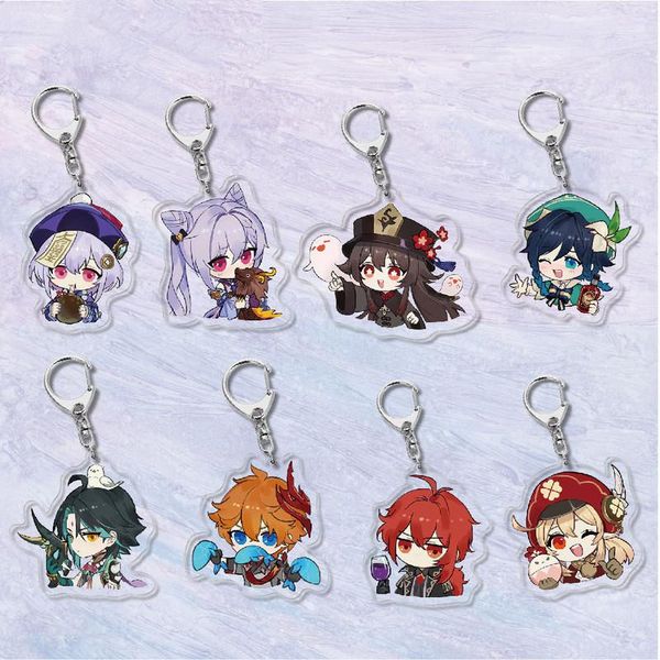 keychains keychain woman genshin impact key chain men acrylic pendant ring elegant holder cute anime jewelry diluc llaveros, Silver
keychains keychain woman genshin impact key chain men acrylic pendant ring elegant holder cute anime jewelry diluc llaveros, Silver