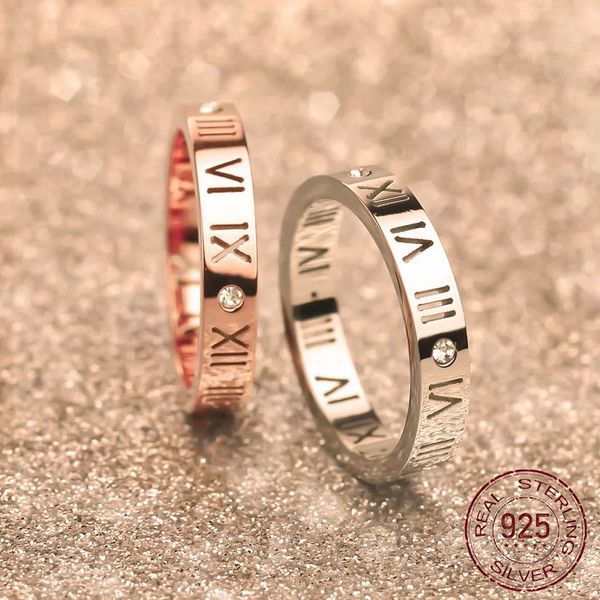 for women men s925 silver roman numerals trendy ring rose gold simple engagement wedding bands party gift couple jewelry j-031, Slivery;golden
for women men s925 silver roman numerals trendy ring rose gold simple engagement wedding bands party gift couple jewelry j-031, Slivery;golden