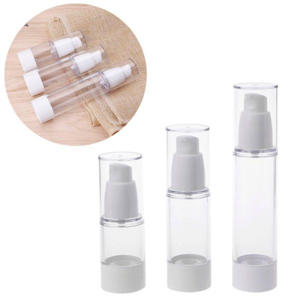 storage bottles & jars 10pcs x 15ml 30ml 50ml empty plastic cosmetic bottle travel liquid transparent airless pump vacuum toiletries contain 
storage bottles & jars 10pcs x 15ml 30ml 50ml empty plastic cosmetic bottle travel liquid transparent airless pump vacuum toiletries contain