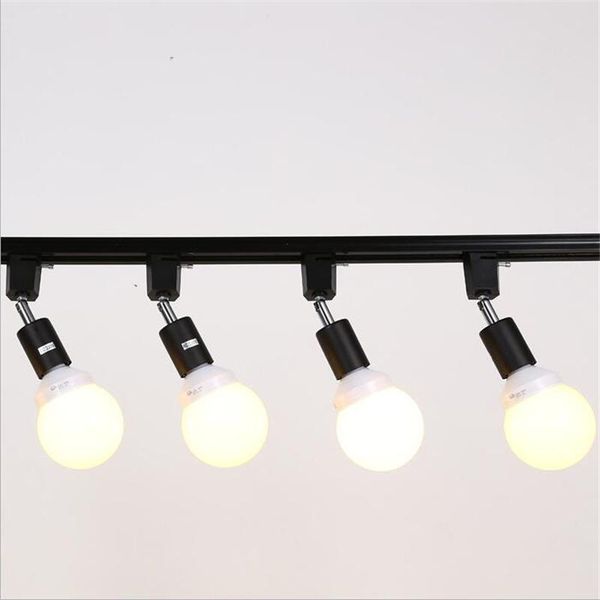 10pcs modern led e27 lamp holder track lights with 9w bulb ac110-240v beam angle can be adjusted for family,shop, exhibition
10pcs modern led e27 lamp holder track lights with 9w bulb ac110-240v beam angle can be adjusted for family,shop, exhibition