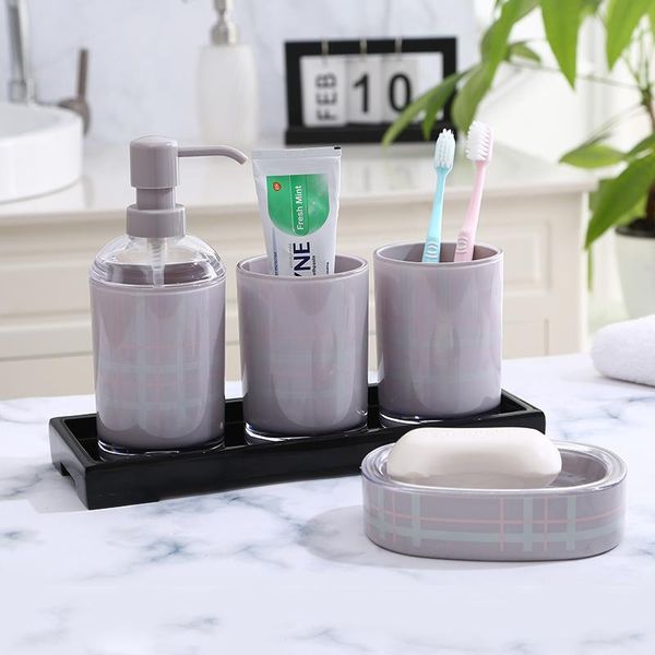 bath accessory set organic glass bathroom toothbrush cup lotion bottle soap dish 5pcs creative suite wash acrylic ware
bath accessory set organic glass bathroom toothbrush cup lotion bottle soap dish 5pcs creative suite wash acrylic ware