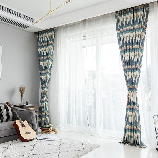 modern simple environmentally friendly polyester-cotton printed curtains for living room bedroom blackout custom curtain & drapes
modern simple environmentally friendly polyester-cotton printed curtains for living room bedroom blackout custom curtain & drapes
