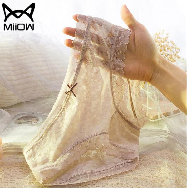 women's panties miiow 4 pieces of ice silk underwear female lace mid-waist seamless bottom crotch hollow transparent thin briefs, Black;pink
women's panties miiow 4 pieces of ice silk underwear female lace mid-waist seamless bottom crotch hollow transparent thin briefs, Black;pink
