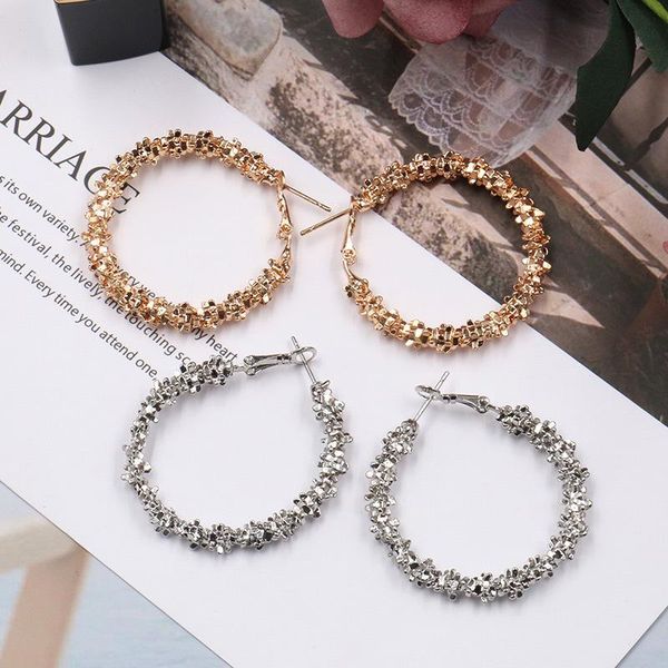 hoop & huggie fashion personality big earrings exaggerated jewelry vintage gold silver color geometric metal for women girls, Golden;silver
hoop & huggie fashion personality big earrings exaggerated jewelry vintage gold silver color geometric metal for women girls, Golden;silver