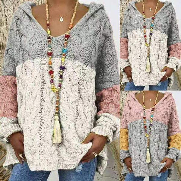 women's sweaters women fashion color blocking long sleeve knitting pullover sweater blouse coat soft warm pullovers female clothes s-3x, White;black
women's sweaters women fashion color blocking long sleeve knitting pullover sweater blouse coat soft warm pullovers female clothes s-3x, White;black