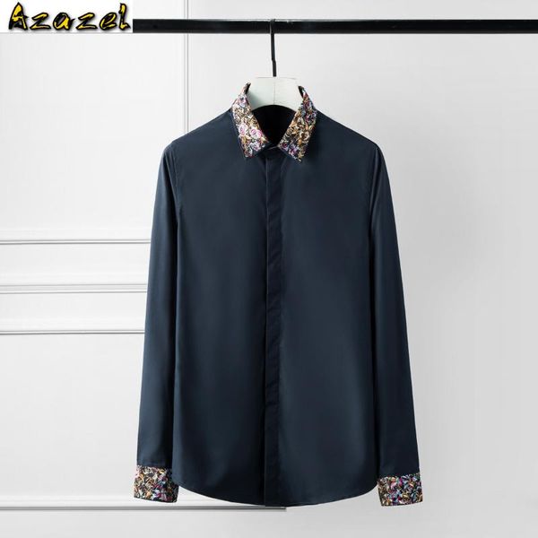 azazel mens shirts luxury cuff collar embroidery long sleeve dress plus size 4xl camisa masculina solid man men's casual, White;black
azazel mens shirts luxury cuff collar embroidery long sleeve dress plus size 4xl camisa masculina solid man men's casual, White;black