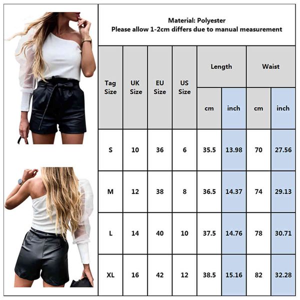 waist women sashes wide leg button faux leather bottoms high street pocket elastic bud shorts d30, White;black
waist women sashes wide leg button faux leather bottoms high street pocket elastic bud shorts d30, White;black