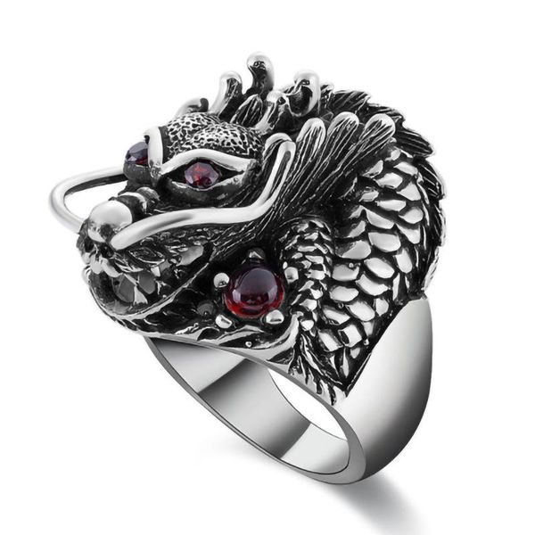 cluster rings mens retro punk domineering chinese dragon metal ring cool rock party locomotive jewelry, Golden;silver
cluster rings mens retro punk domineering chinese dragon metal ring cool rock party locomotive jewelry, Golden;silver