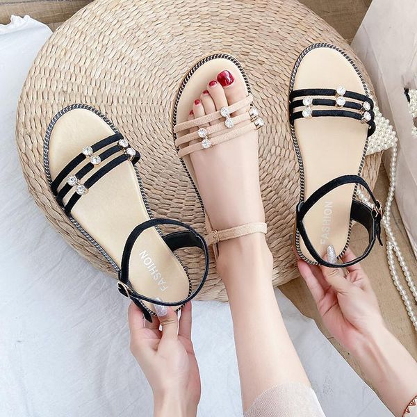 soft 2021 sandals black shoes for women all-match anti-skid summer heels beige comfort flat low girls outside fashion beach
soft 2021 sandals black shoes for women all-match anti-skid summer heels beige comfort flat low girls outside fashion beach