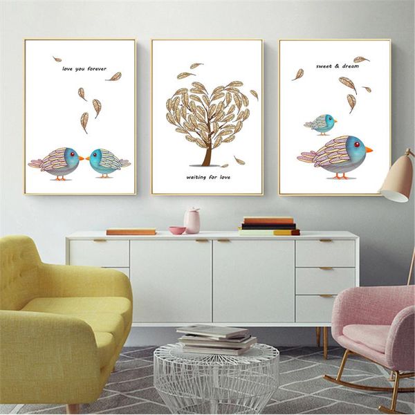 paintings modern cartoon love birds nordic poster nursery art print baby gift feather tree canvas painting couple room wall pictures decor
paintings modern cartoon love birds nordic poster nursery art print baby gift feather tree canvas painting couple room wall pictures decor