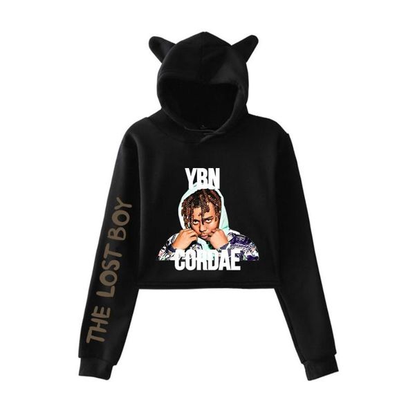 women's hoodies & sweatshirts ybn cordae cat ear women long sleeve hooded crop casual streetwear clothes, Black
women's hoodies & sweatshirts ybn cordae cat ear women long sleeve hooded crop casual streetwear clothes, Black