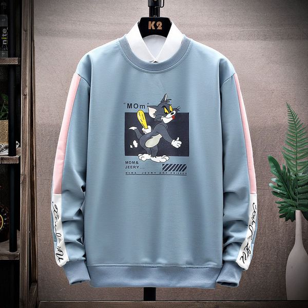 mens sweater fashion cartoon printed round neck sweater men's 2021 spring new youth loose pullover, Black
mens sweater fashion cartoon printed round neck sweater men's 2021 spring new youth loose pullover, Black