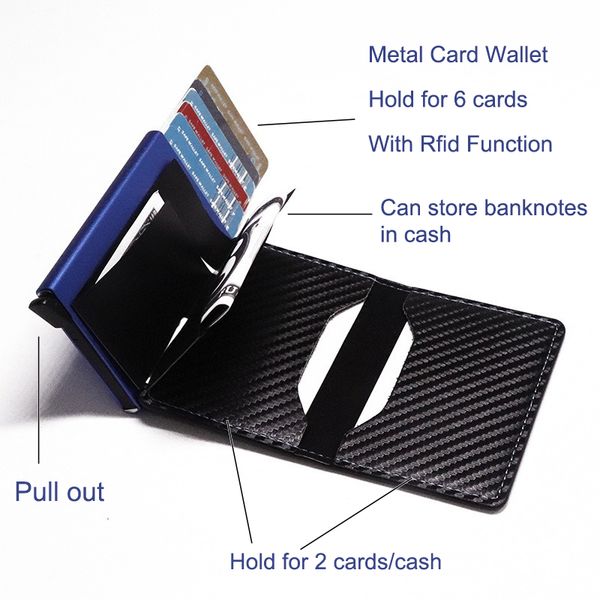 men slim fashion metal vintage mini carbon fiber leather cardholder case wallets, Red;black
men slim fashion metal vintage mini carbon fiber leather cardholder case wallets, Red;black