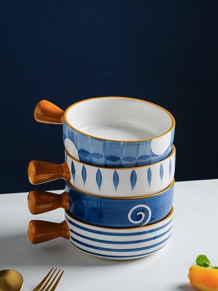 creative salad bowl with handle, breakfast fruit milk bowl, ceramic can be heated in the microwave oven bowls
creative salad bowl with handle, breakfast fruit milk bowl, ceramic can be heated in the microwave oven bowls
