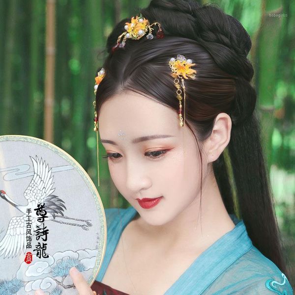 accessories han fu headdress auspicious goldfish glass tassel clip hairpin antique hair crown set1
accessories han fu headdress auspicious goldfish glass tassel clip hairpin antique hair crown set1