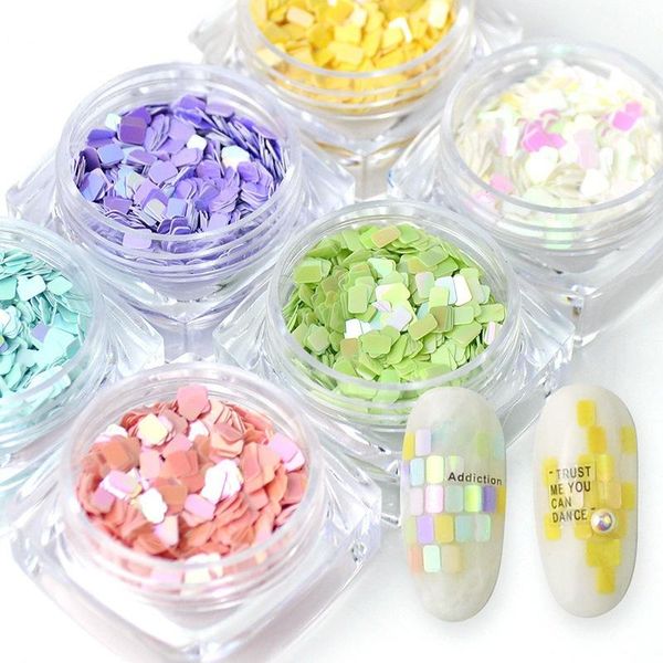 nail glitter 6pcs/lot 2*3cm rectangle sequins sparkly holographic set uv gel manicure slices flakes holo confetti, Silver;gold
nail glitter 6pcs/lot 2*3cm rectangle sequins sparkly holographic set uv gel manicure slices flakes holo confetti, Silver;gold