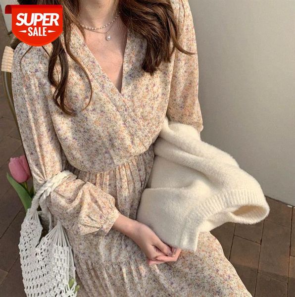 early small floral dress women's fresh korean lady gentle wind knee-length skirt #hw1l, Black;gray
early small floral dress women's fresh korean lady gentle wind knee-length skirt #hw1l, Black;gray