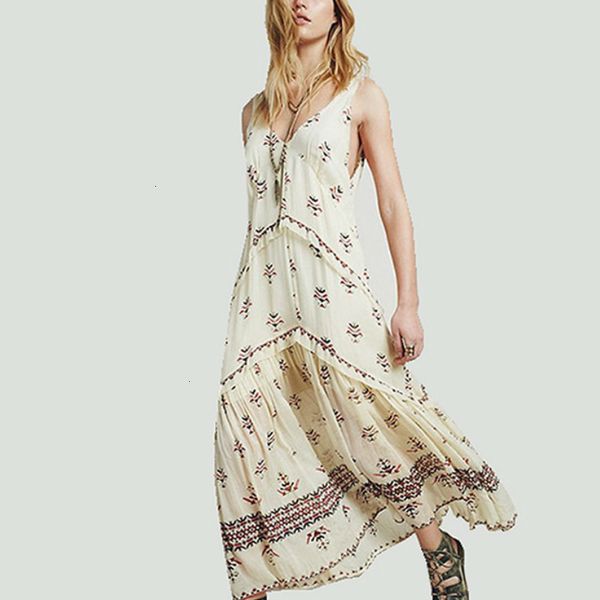 women's tanks & camis chiffon yellow floral printed long dress women summer beach vestidos sleeveless v neck vintage dresses holiday ro, White
women's tanks & camis chiffon yellow floral printed long dress women summer beach vestidos sleeveless v neck vintage dresses holiday ro, White
