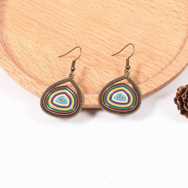 earring bohemian national style fashion alloy earrings exquisite lady temperament water drop color terrace earrings, Golden
earring bohemian national style fashion alloy earrings exquisite lady temperament water drop color terrace earrings, Golden