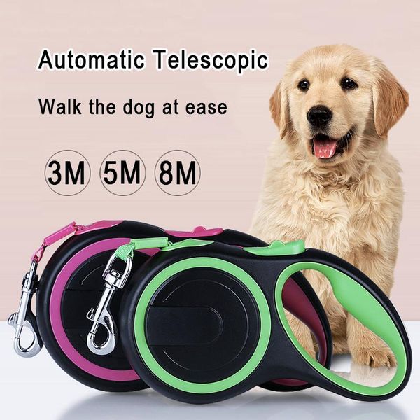 automatic retractable dog leash heavy duty 3m 5m 8m strong nylon pet rope tape chain flexible extending strap cats dogs leashes collars &
automatic retractable dog leash heavy duty 3m 5m 8m strong nylon pet rope tape chain flexible extending strap cats dogs leashes collars &